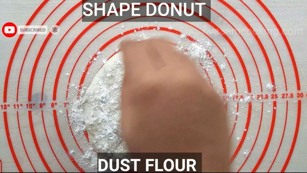 Eggless-doughnuts-recipe-eggless-donut-recipe-dust-flour
