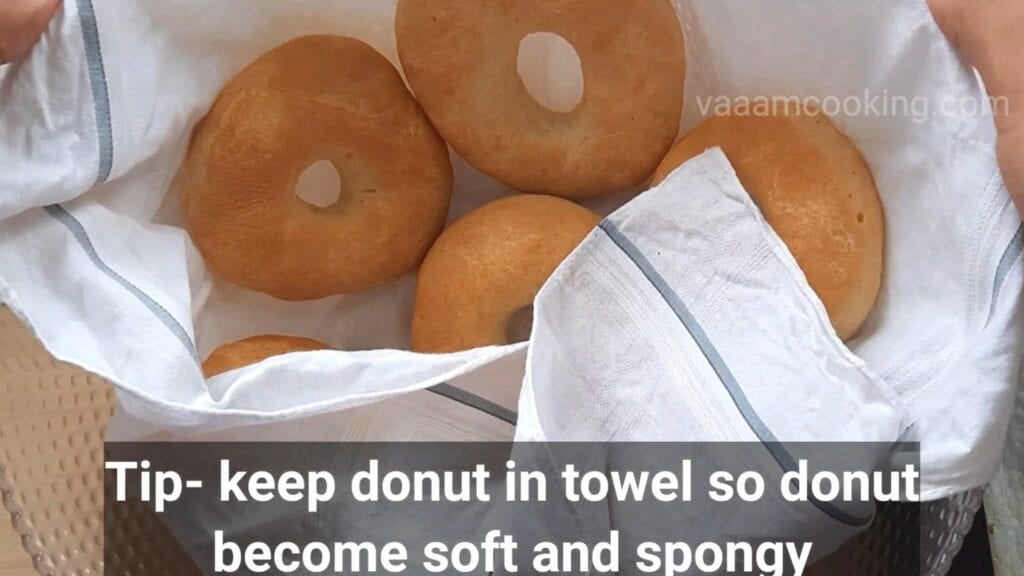 Eggless-doughnuts-recipe-eggless-donut-recipe-baked-donut-towel