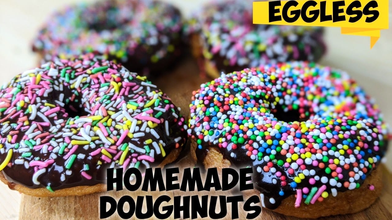 Eggless-doughnuts-recipe-eggless-donut-recipe