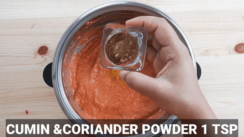 kaju masala-curry-Cumin-coriander-powder