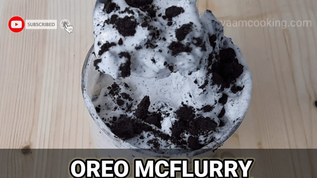 Oreo-Mcflurry-recipe-homemade-Oreo Mcflurry-Ready