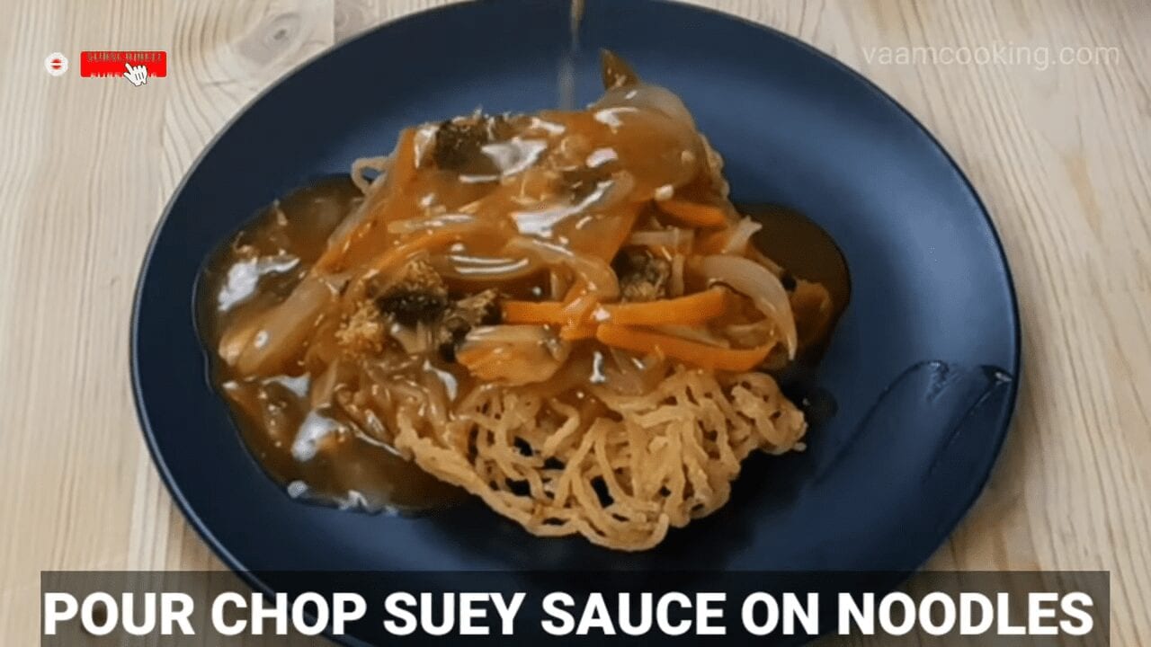 American Chop suey |Vegetarian Chop suey | Indian style chop suey