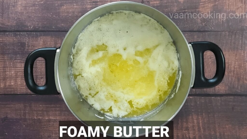 homemade-ghee-recipe-foamy-butter