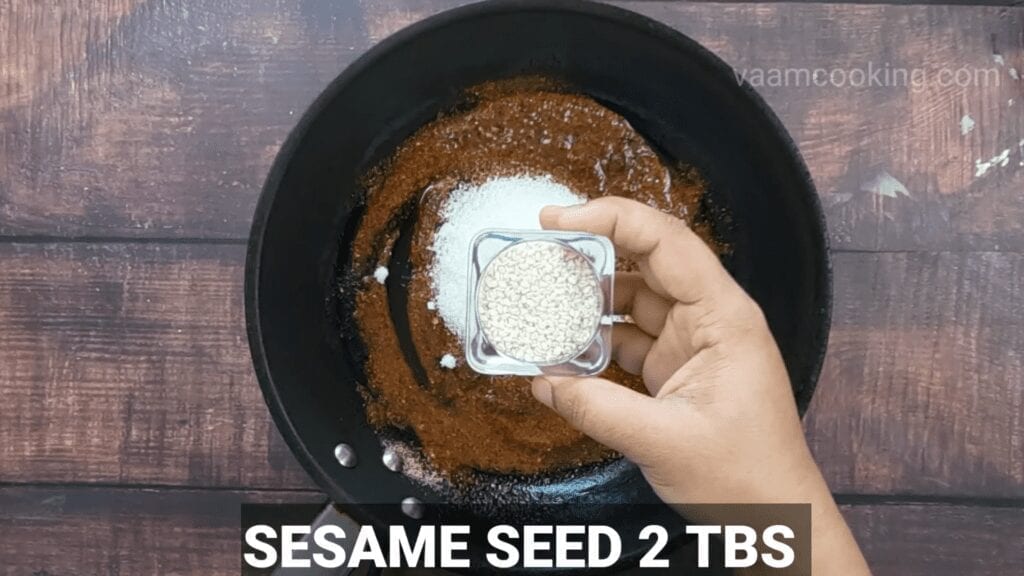 Kothimbir-vadi-recipe-stuffing-sesame-seed