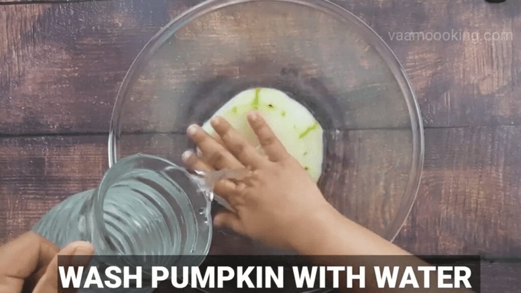 angoori-petha-recipe-wash-pumpkin-with-water