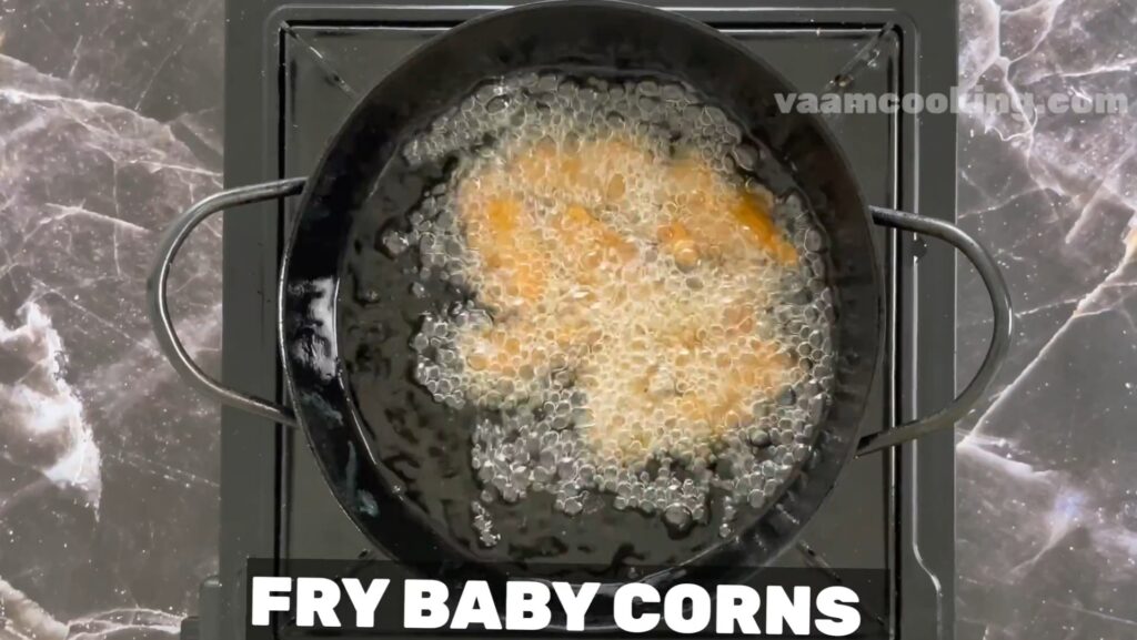 baby corn manchurian fry corn