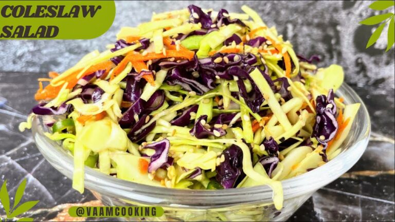 Coleslaw Salad Recipe| Coleslaw recipe with vinegar