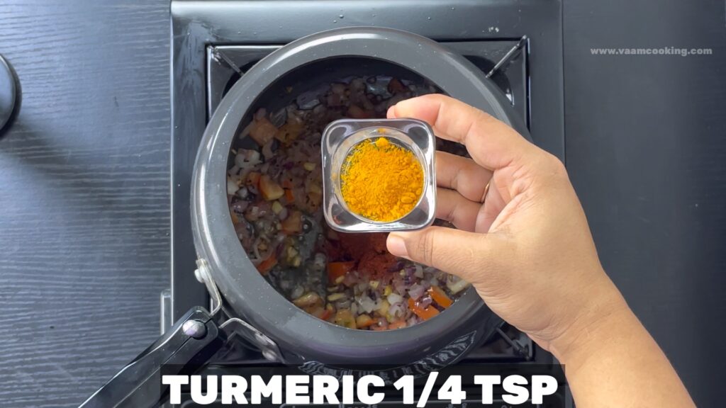 Moong Khatti Meethi Dal-turmeric