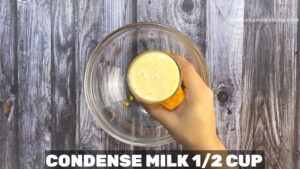 Instant Mango Peda-Condensed milk