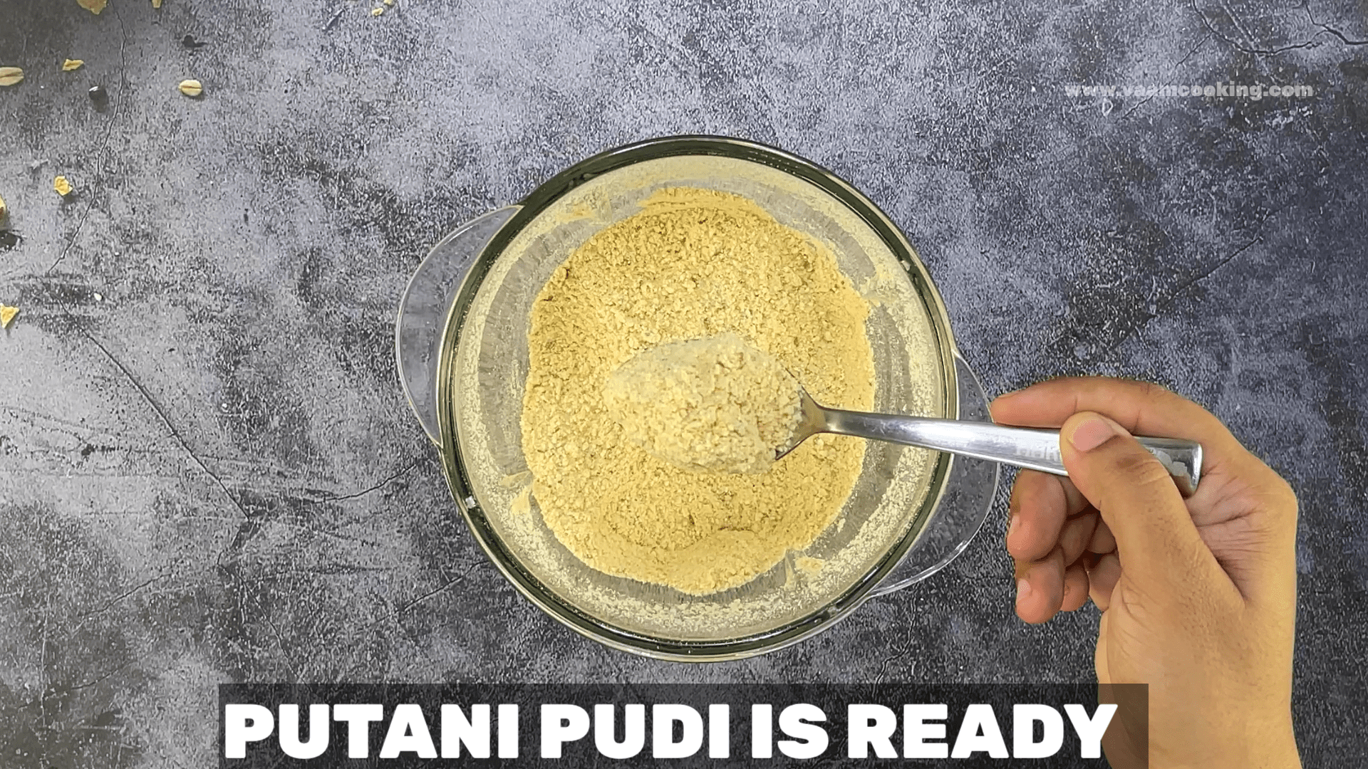 Putani-Chutney-podi is ready