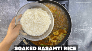 Maharashtrian-Masala-Bhat-add-soaked-basmati-rice