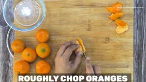 Mandarin-Orange-Jam-Recipe-roughly-chop-oranges