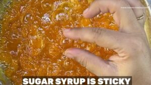 Mandarin-Orange-Jam-Recipe-sugar-syrup-is-sticky